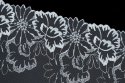 Kremowy haft w kwiaty 1mb