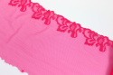 Miękki elastyczny, różowy haft 0,5mb