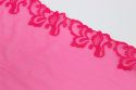 Miękki elastyczny, różowy haft 0,5mb